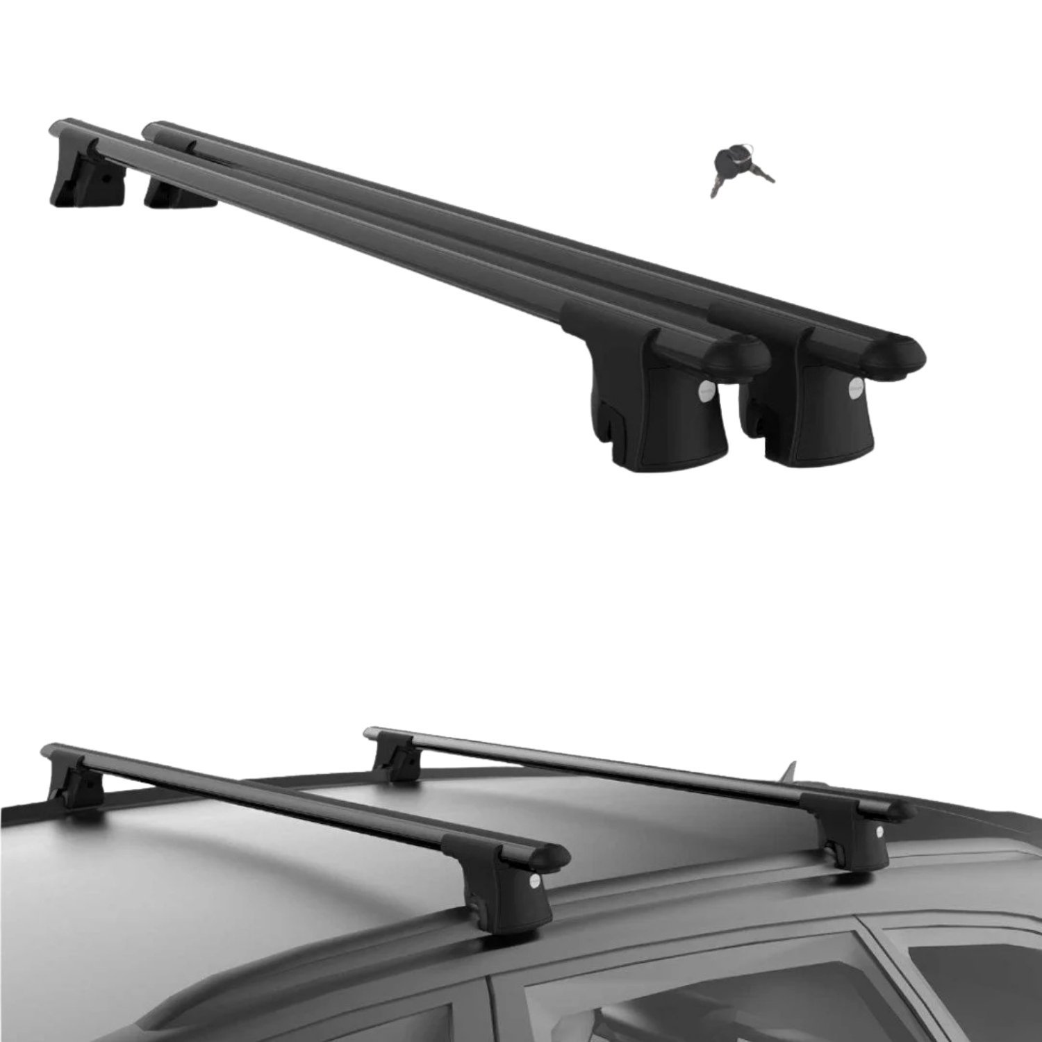 trio2 cross bars black 4 1