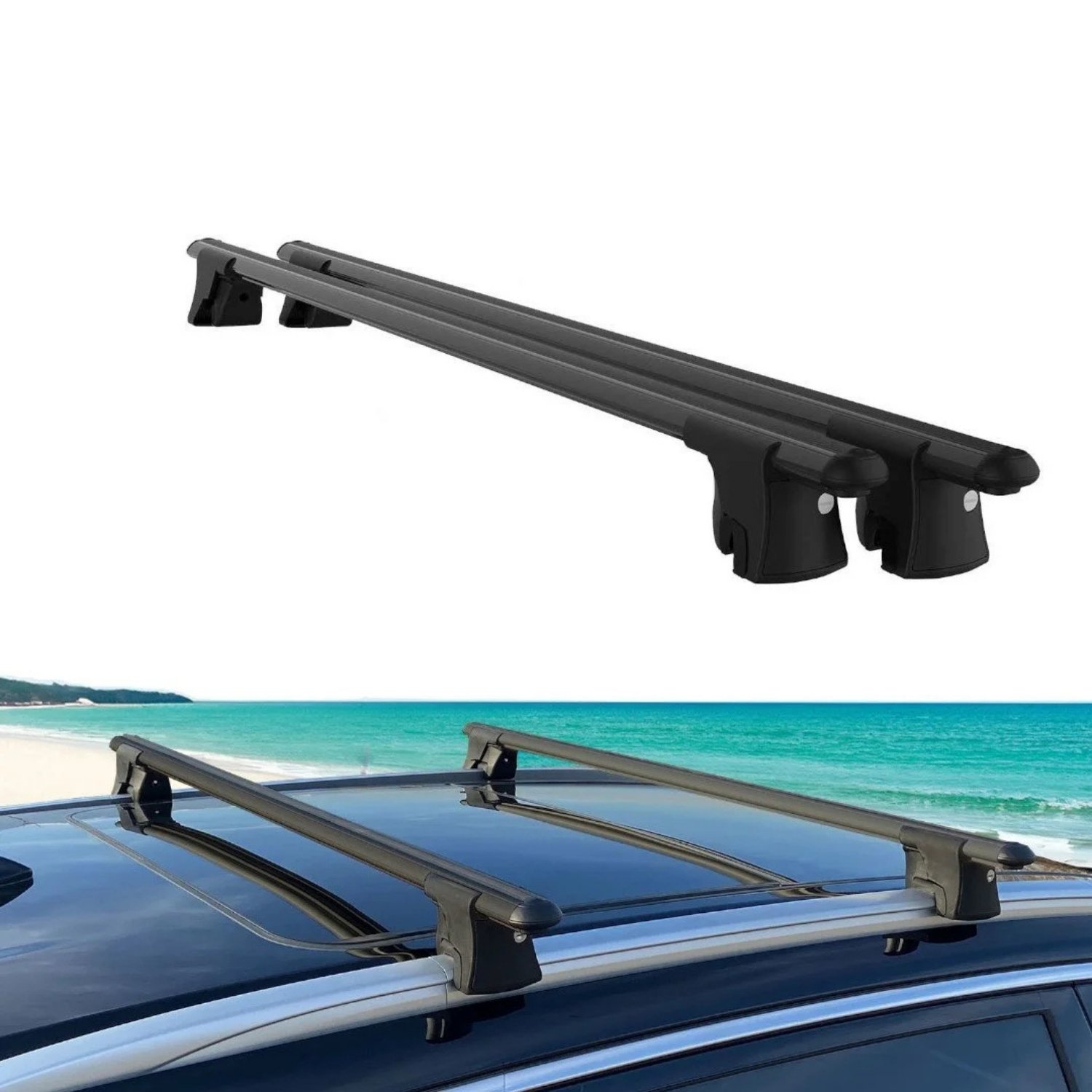 trio2 cross bars black 6 1